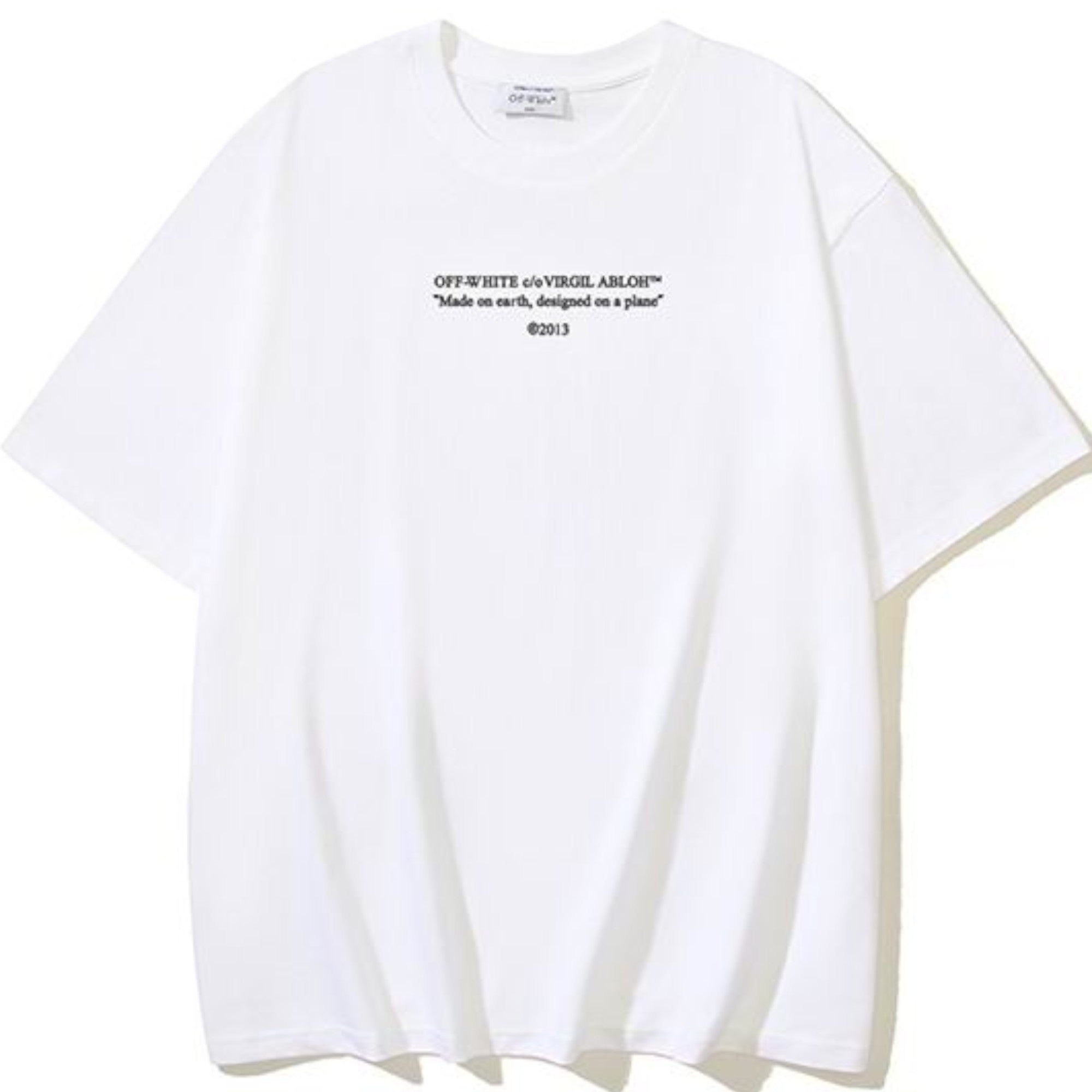 Statement Text Skate T-Shirt White