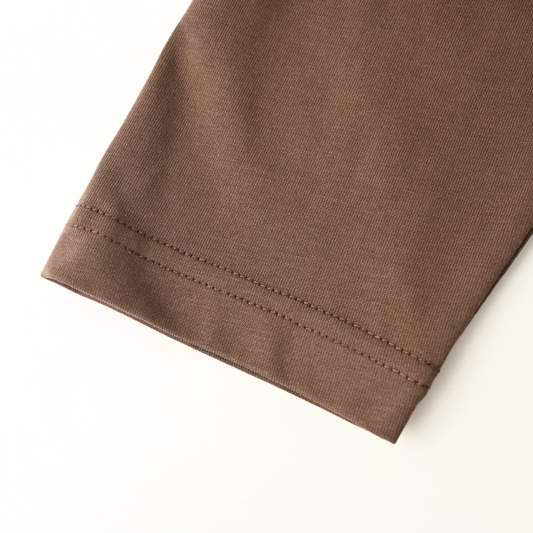 Long-Sleeve Hooded Brown