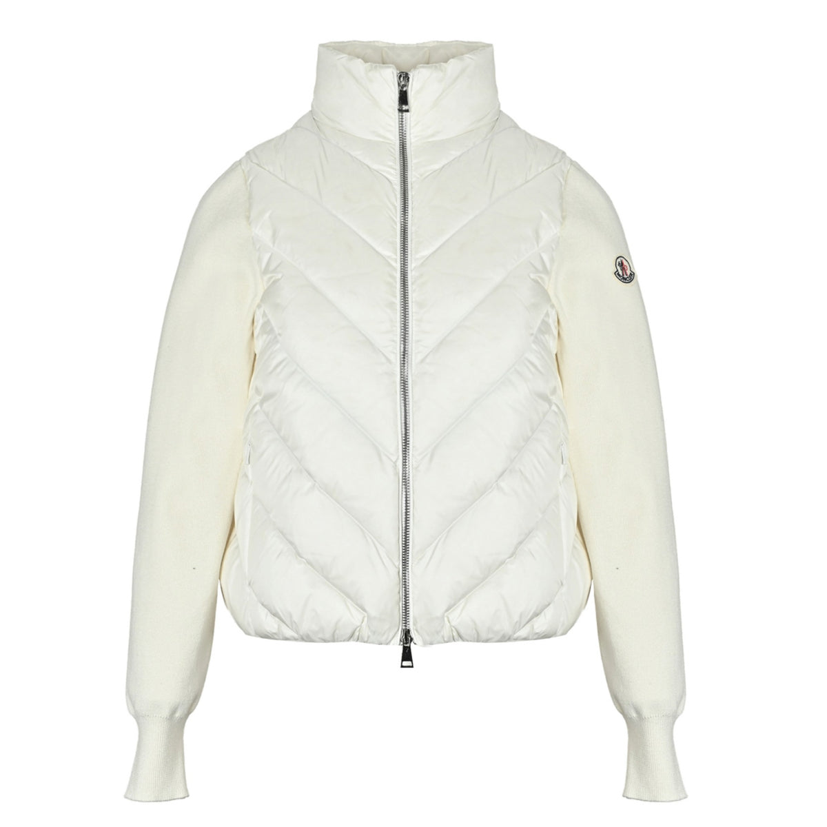 Quilted Down Knit White