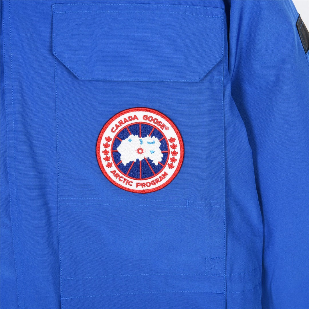 PBI Expedition Down Parka Royal Blue