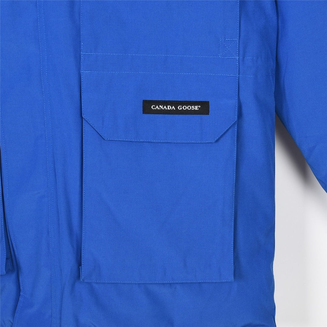 PBI Expedition Down Parka Royal Blue