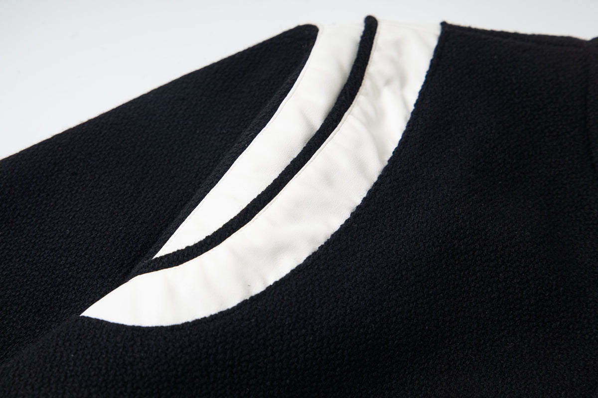 Teddy Bomber Black & White