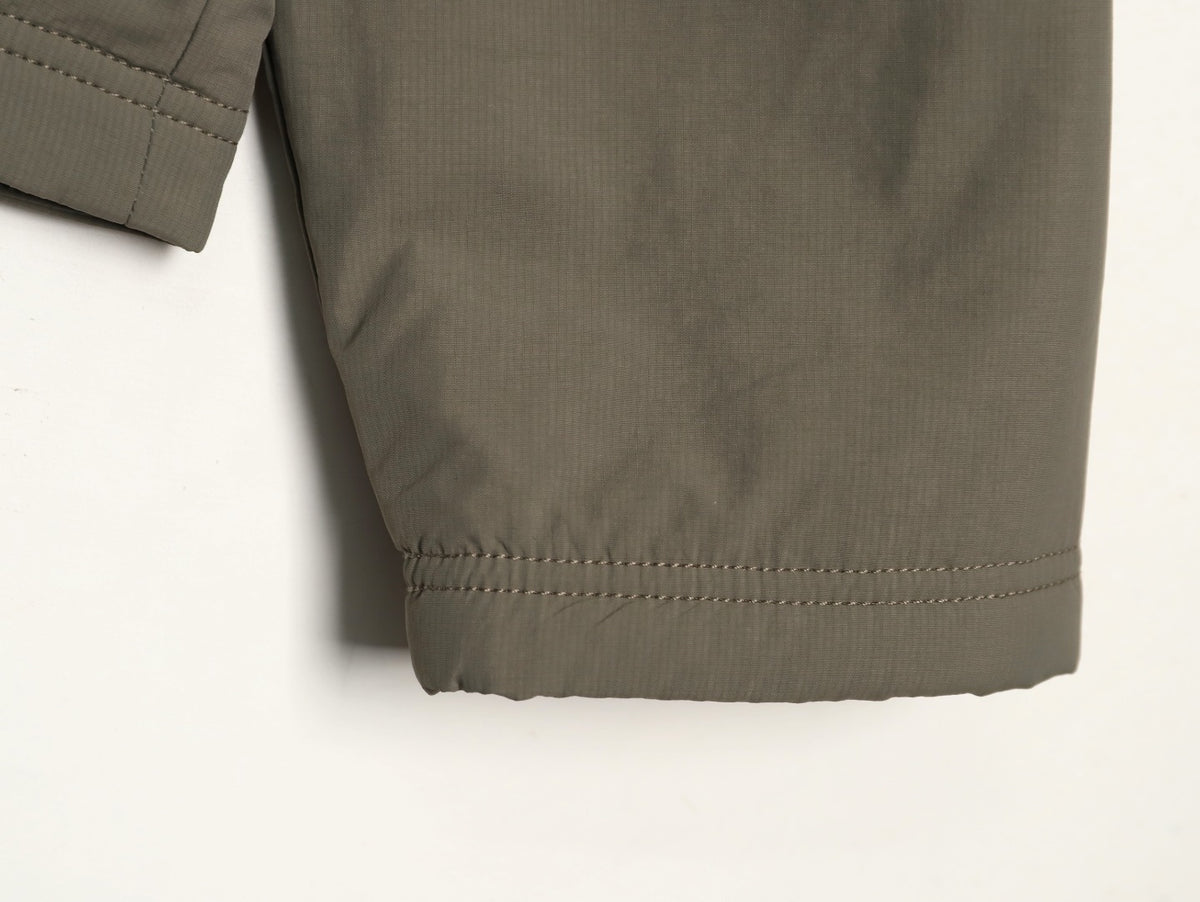 Alberni Reversible Fleece Bomber Light Tan Sage