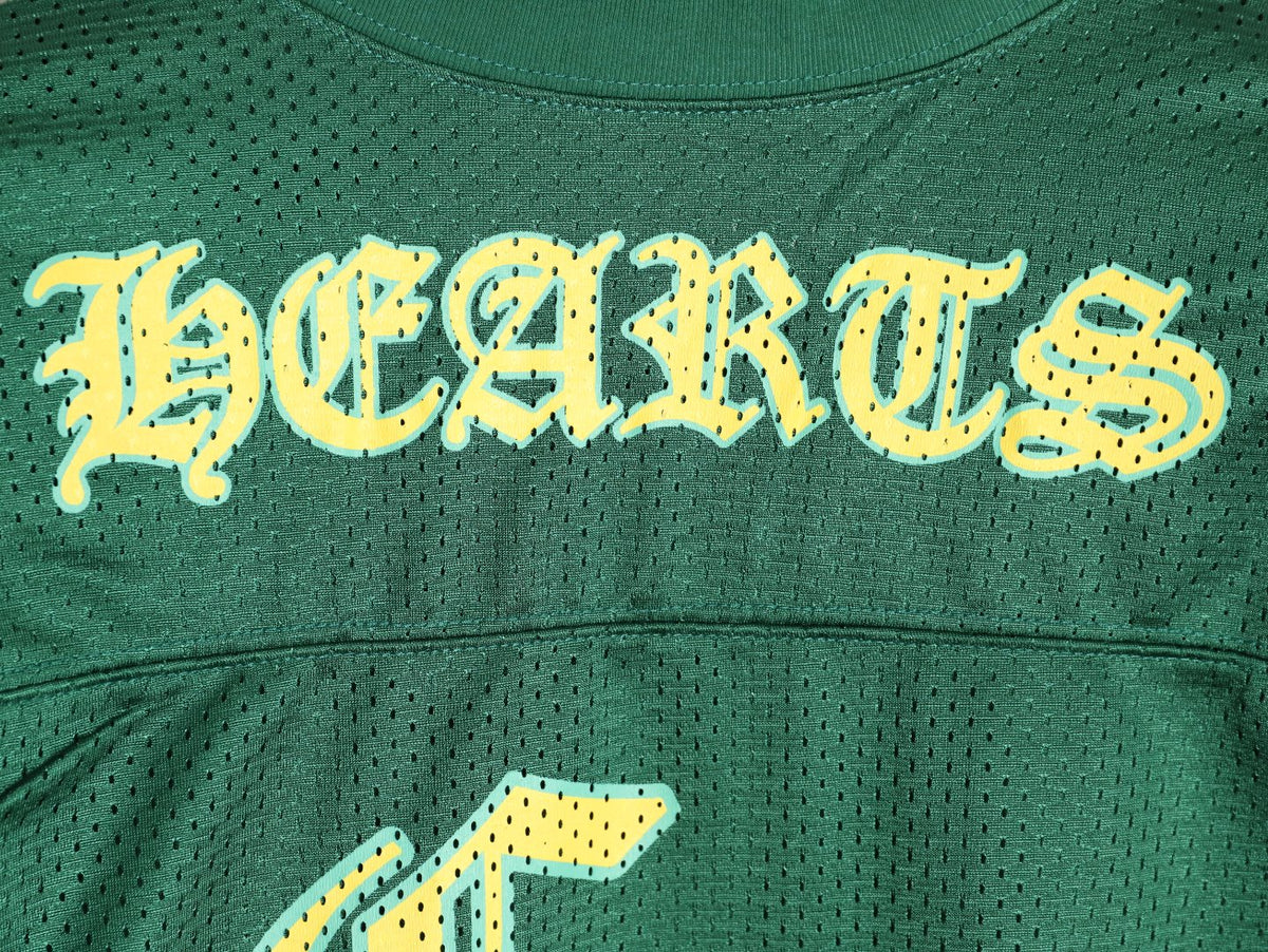 Sports Mesh Warm Up Jersey Green & Yellow
