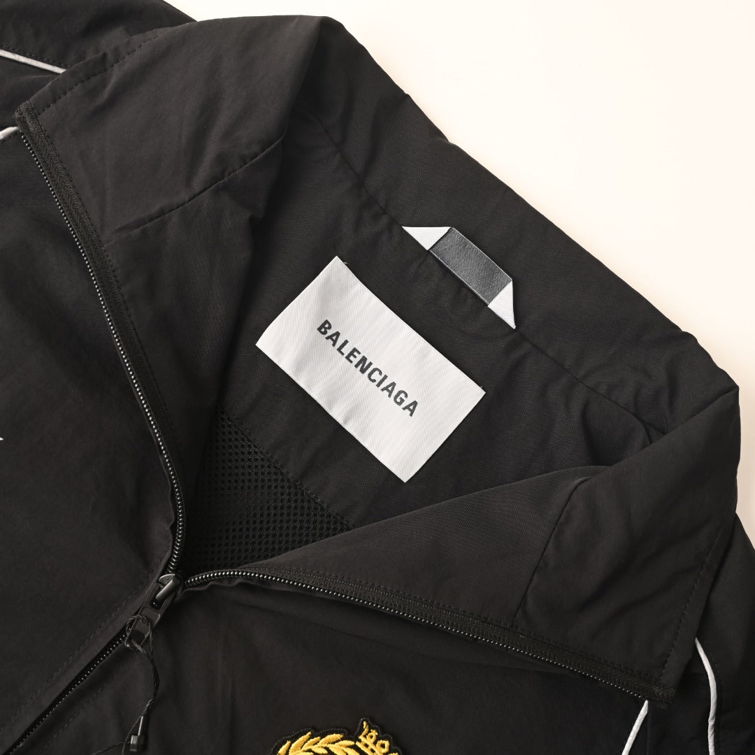 Soccer Tracksuit Jacket Black
