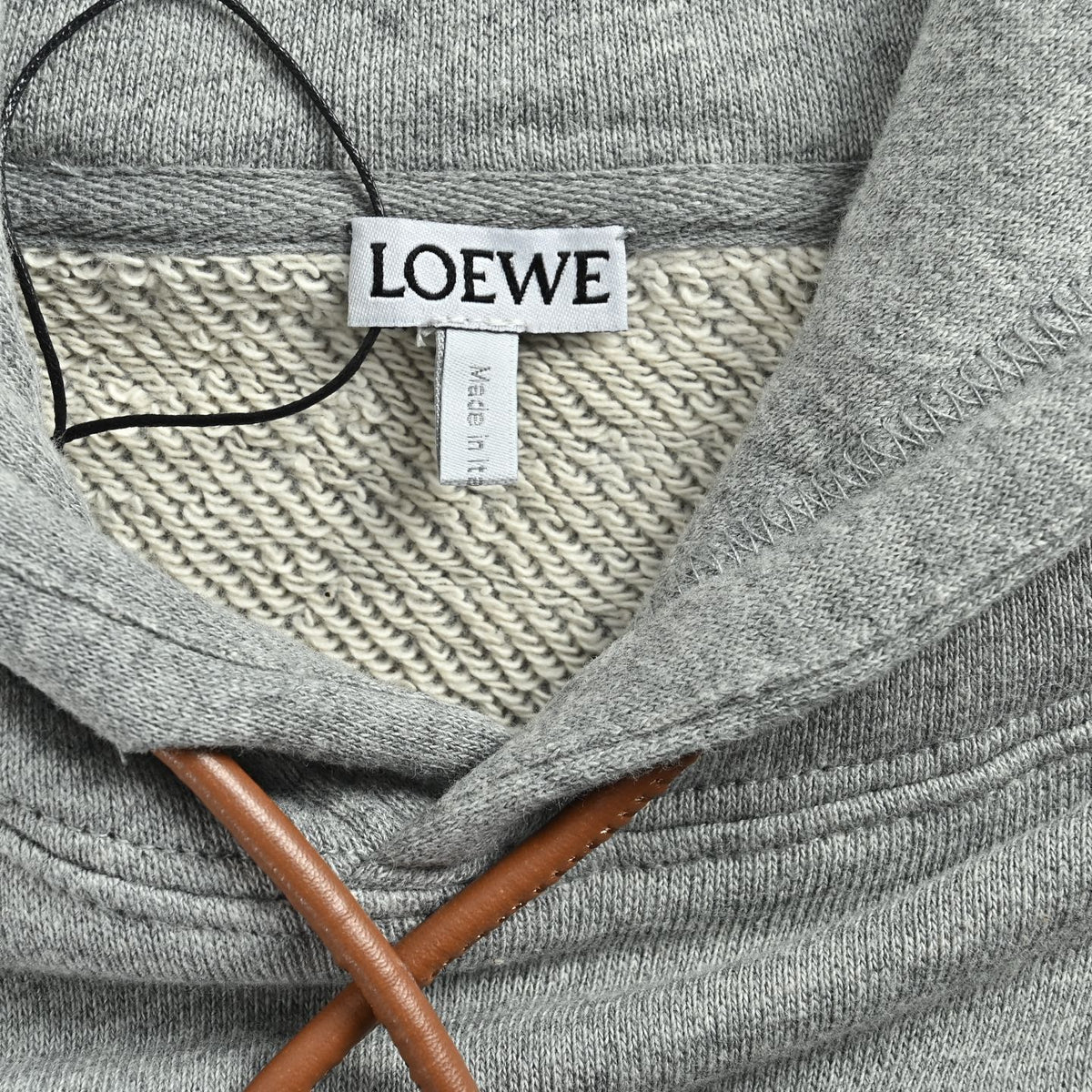 Flamenco Anagram Hoodie Grey Melange