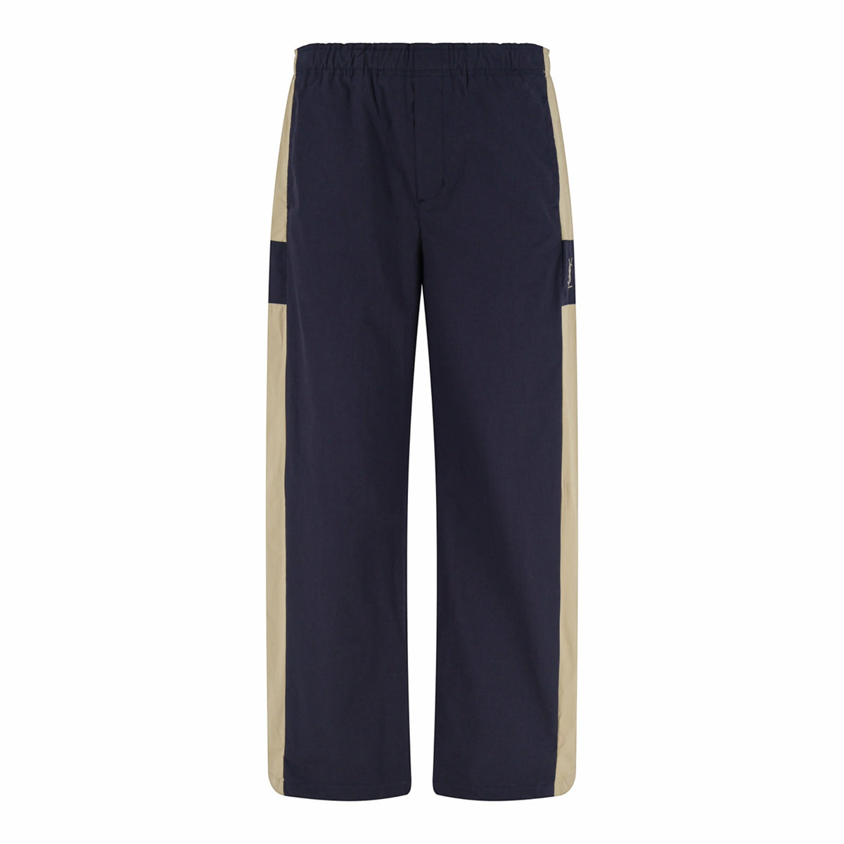 Contrast Stripe Track Pants Navy Blue