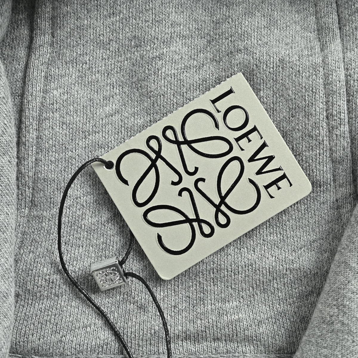 Flamenco Anagram Hoodie Grey Melange