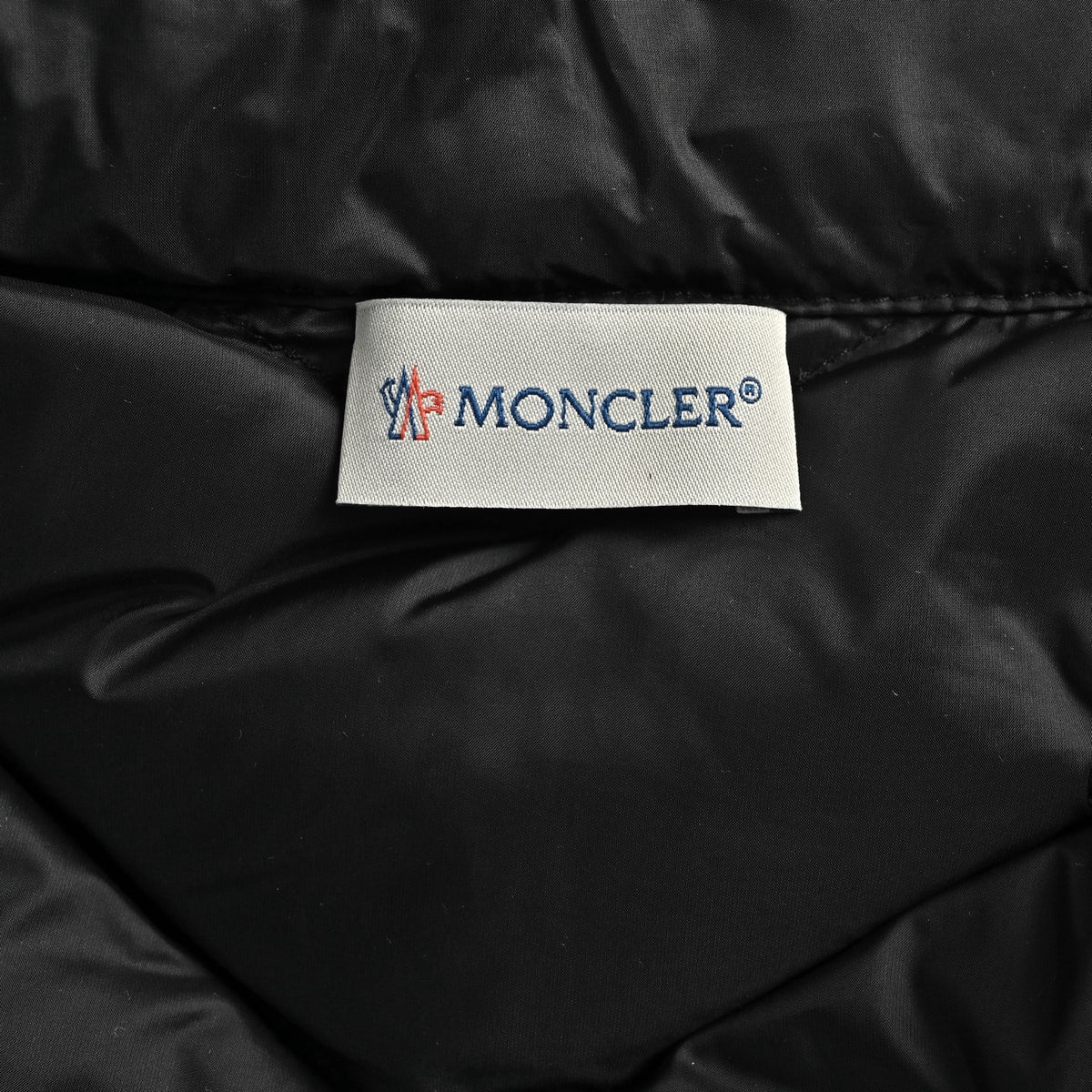 Padded Wool Zip-Up Black