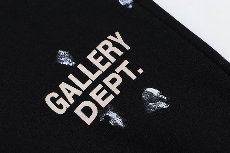 Painted Flare Sweatpants Black