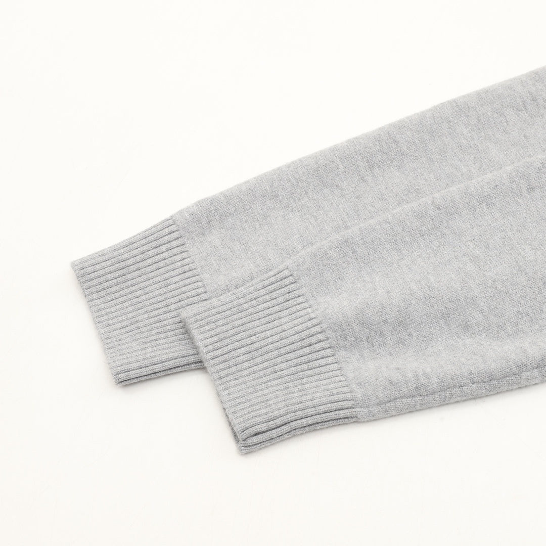 Knit Polo Grey