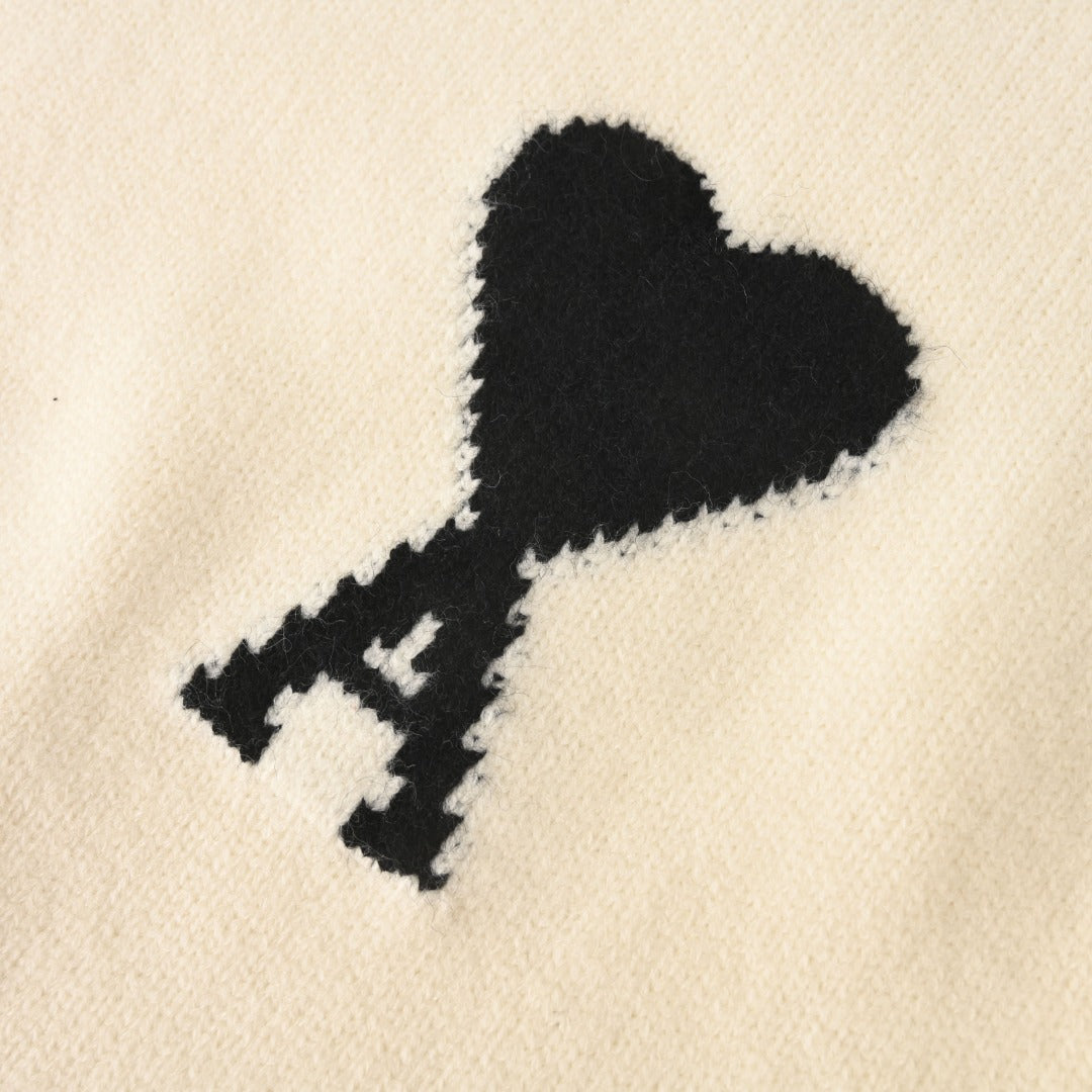 Ami de Coeur Wool Off-White & Black