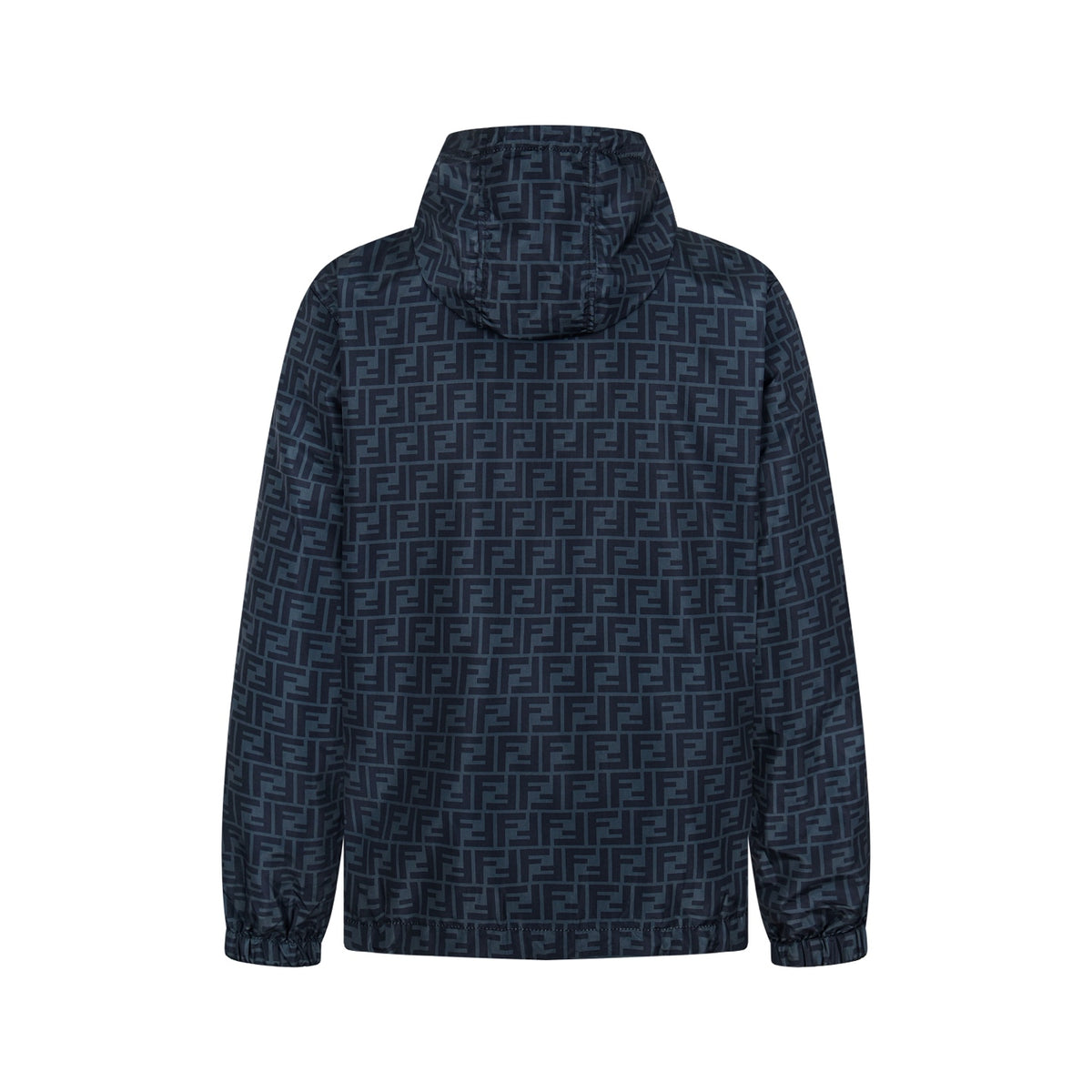 Reversible Diagonal-Stripe Windbreaker Navy / Blue