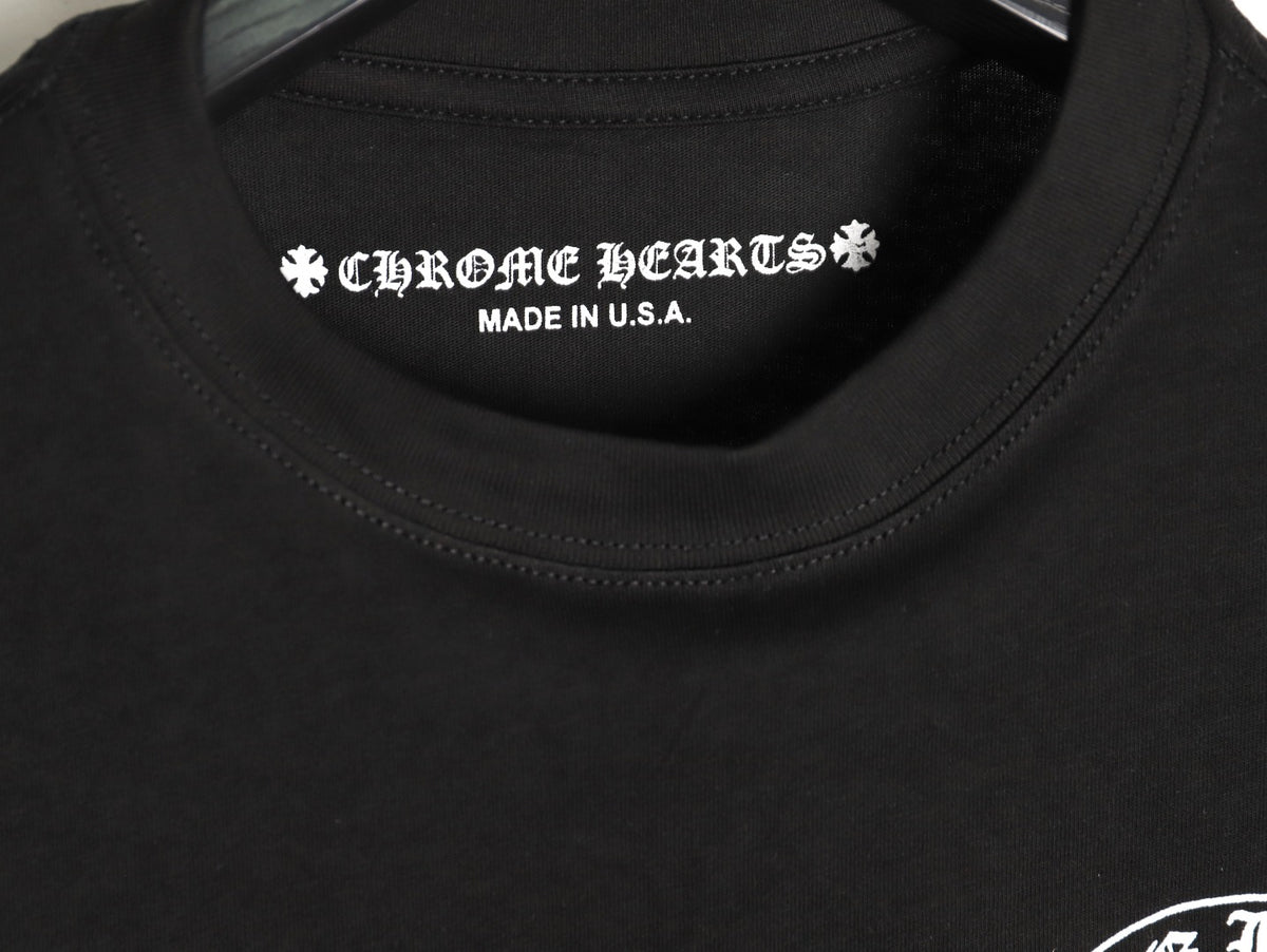 Horseshoe Floral Thermal Long Sleeve T-Shirt Black