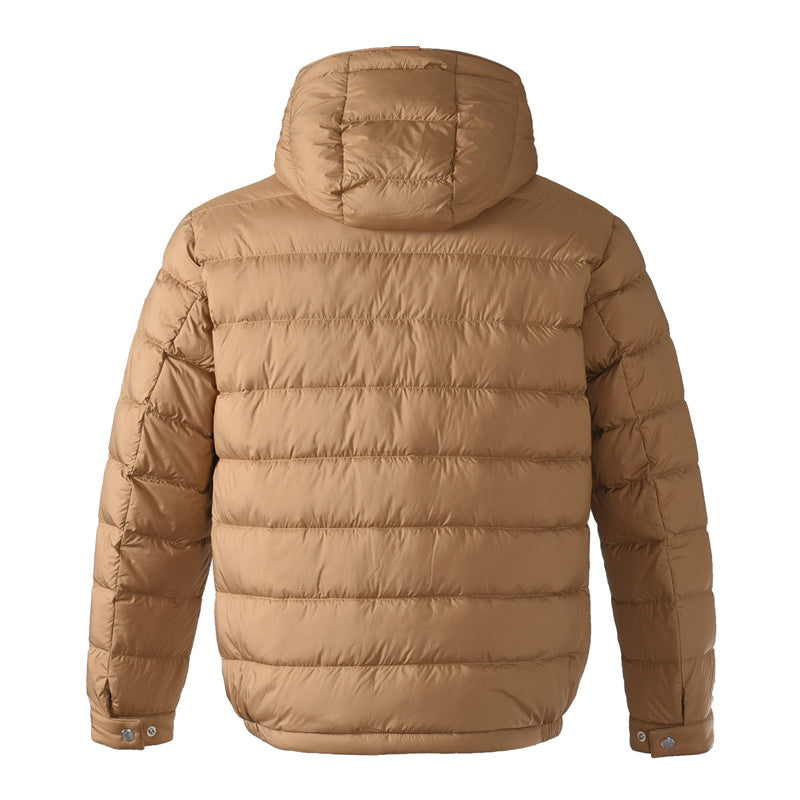 Vermeille Hooded Short Down Beige