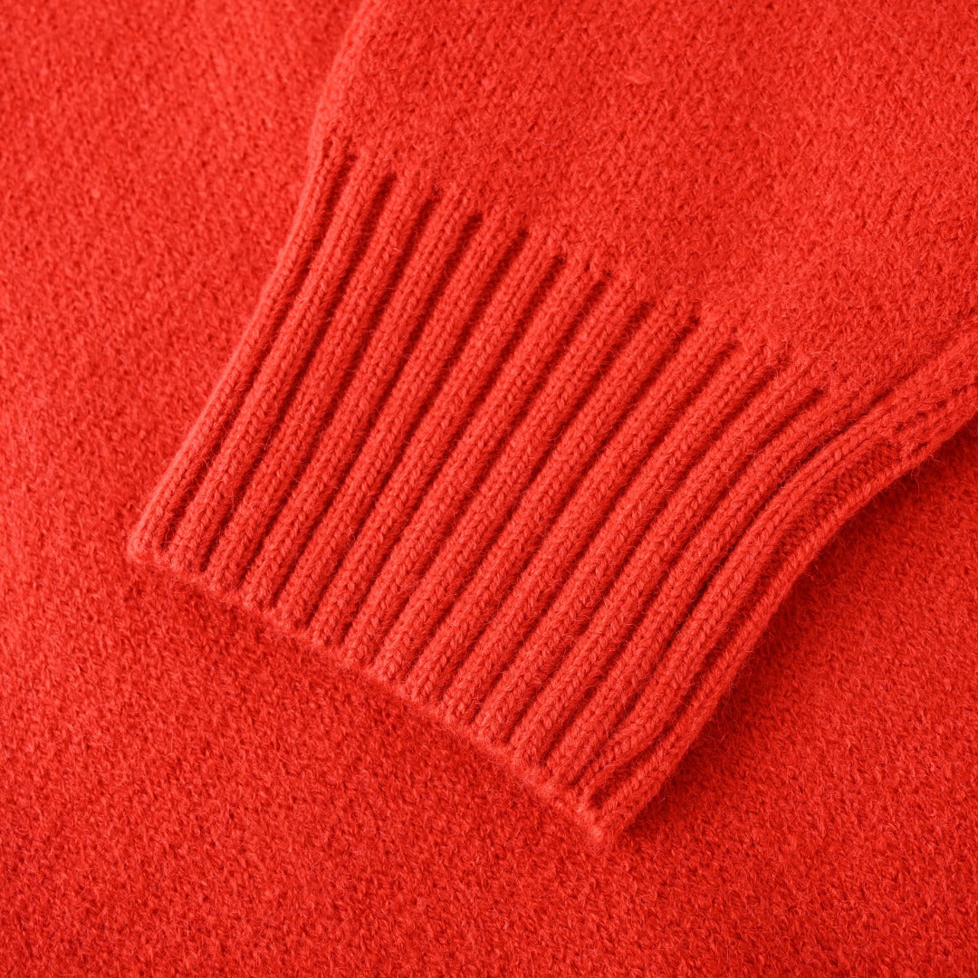 Ami de Coeur Holiday Intarsia Red