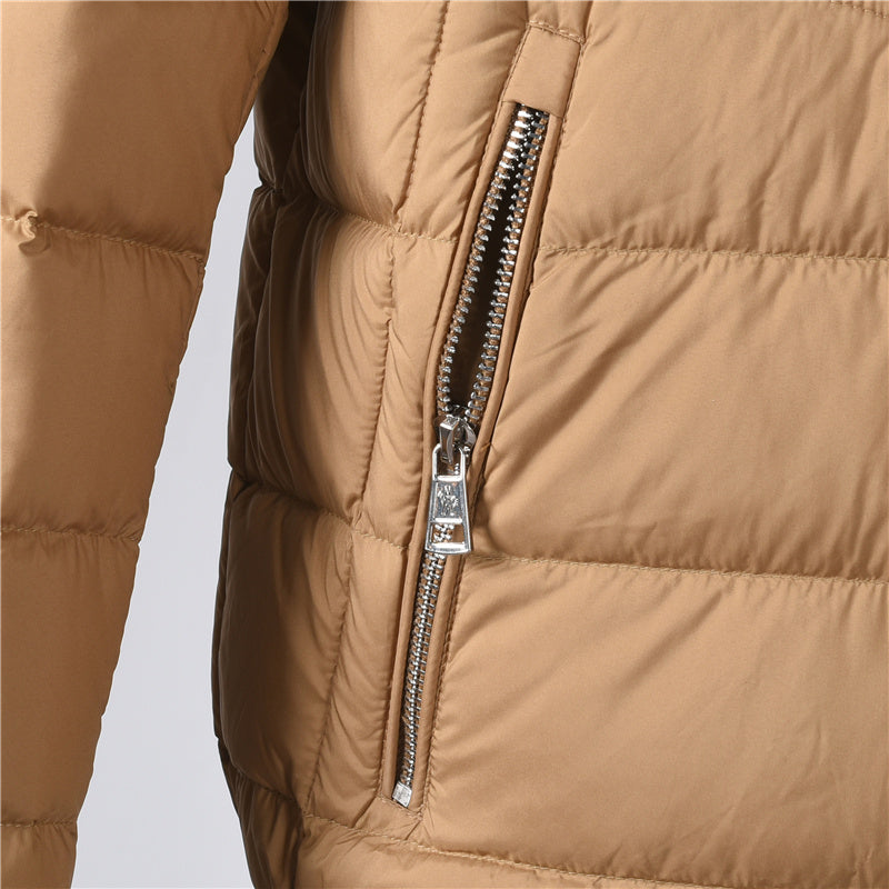 Vermeille Hooded Short Down Beige