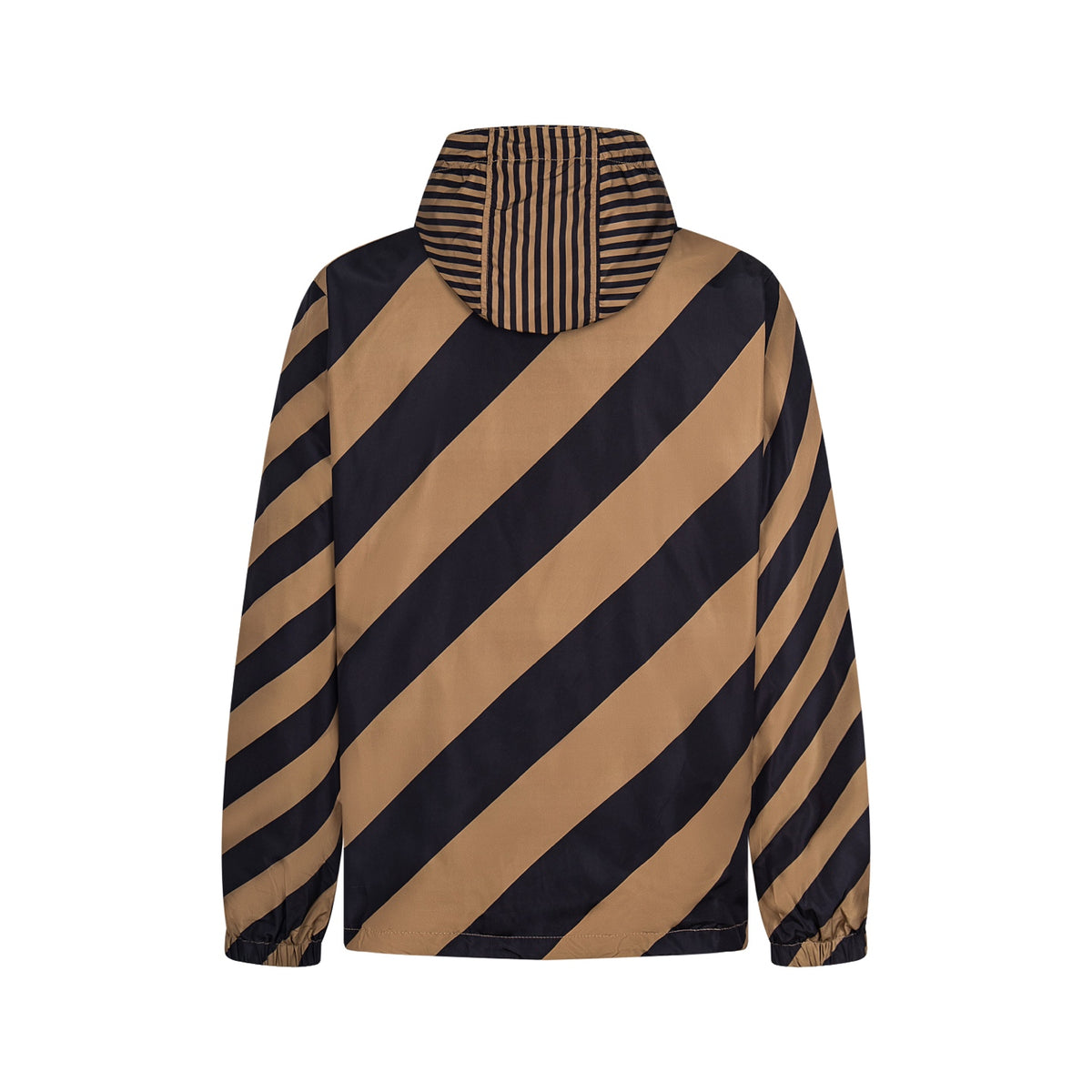 Reversible FF Monogram Windbreaker Brown / Black