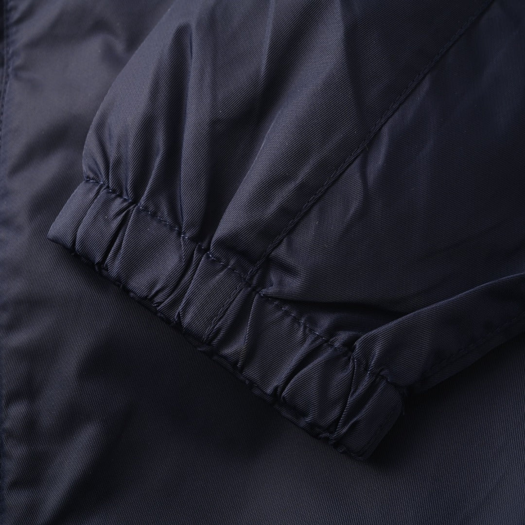 Triomphe Hooded Re-Nylon Navy Blue