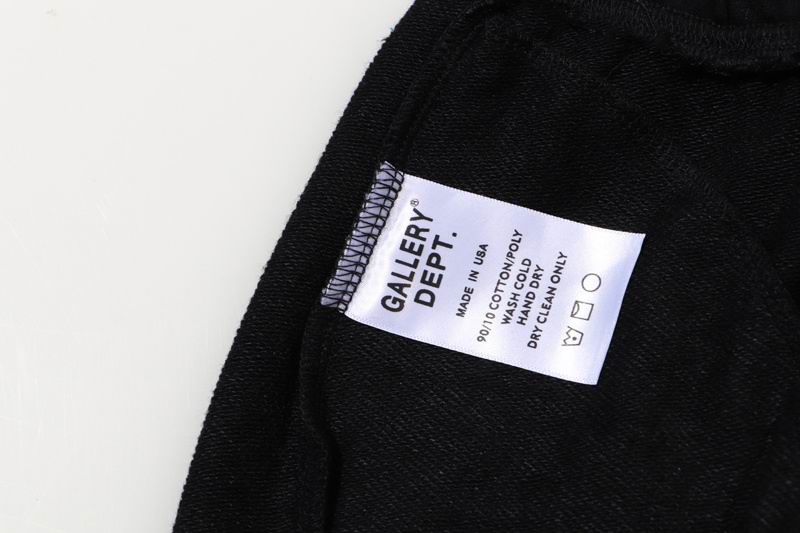 Painted Flare Sweatpants Black