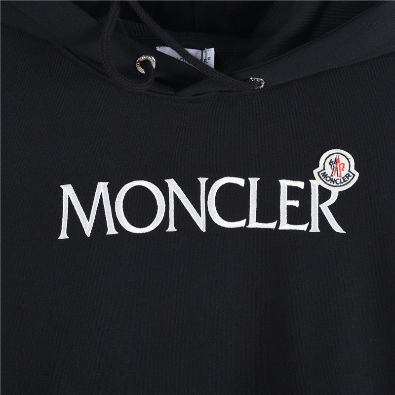 Logo Cotton Sweatshirt Black