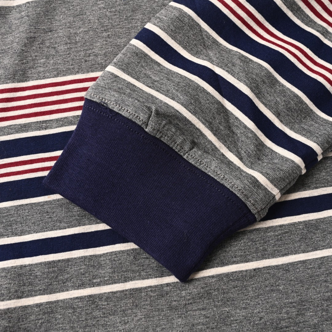 Striped Pocket Grey