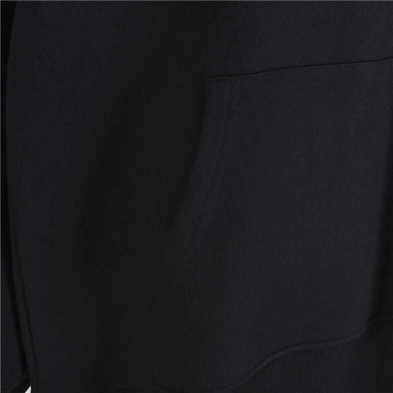 Logo Cotton Sweatshirt Black