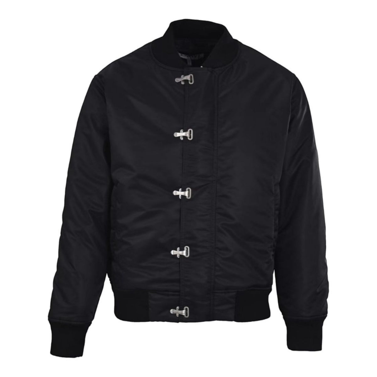 Padded Hook-Fastening Bomber Black