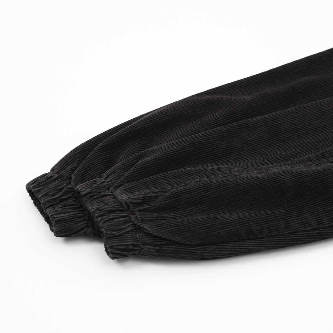 Corduroy Harrington Jacket Black