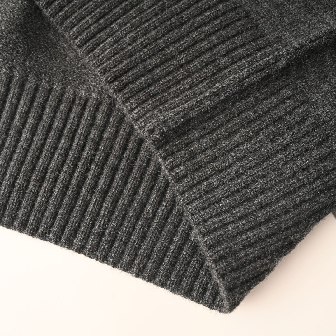 Ami de Coeur Intarsia Heather Grey