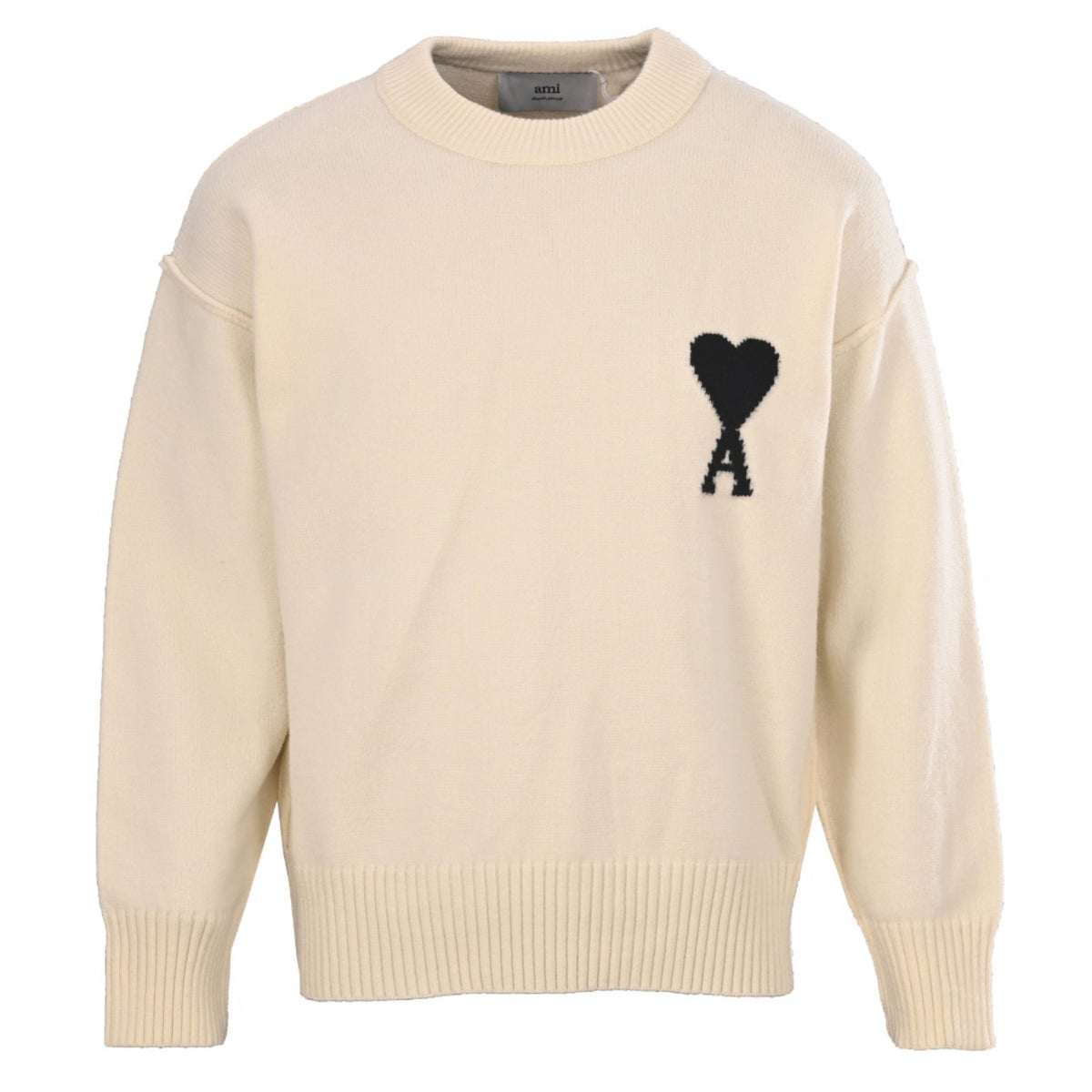 Ami de Coeur Intarsia Off-White