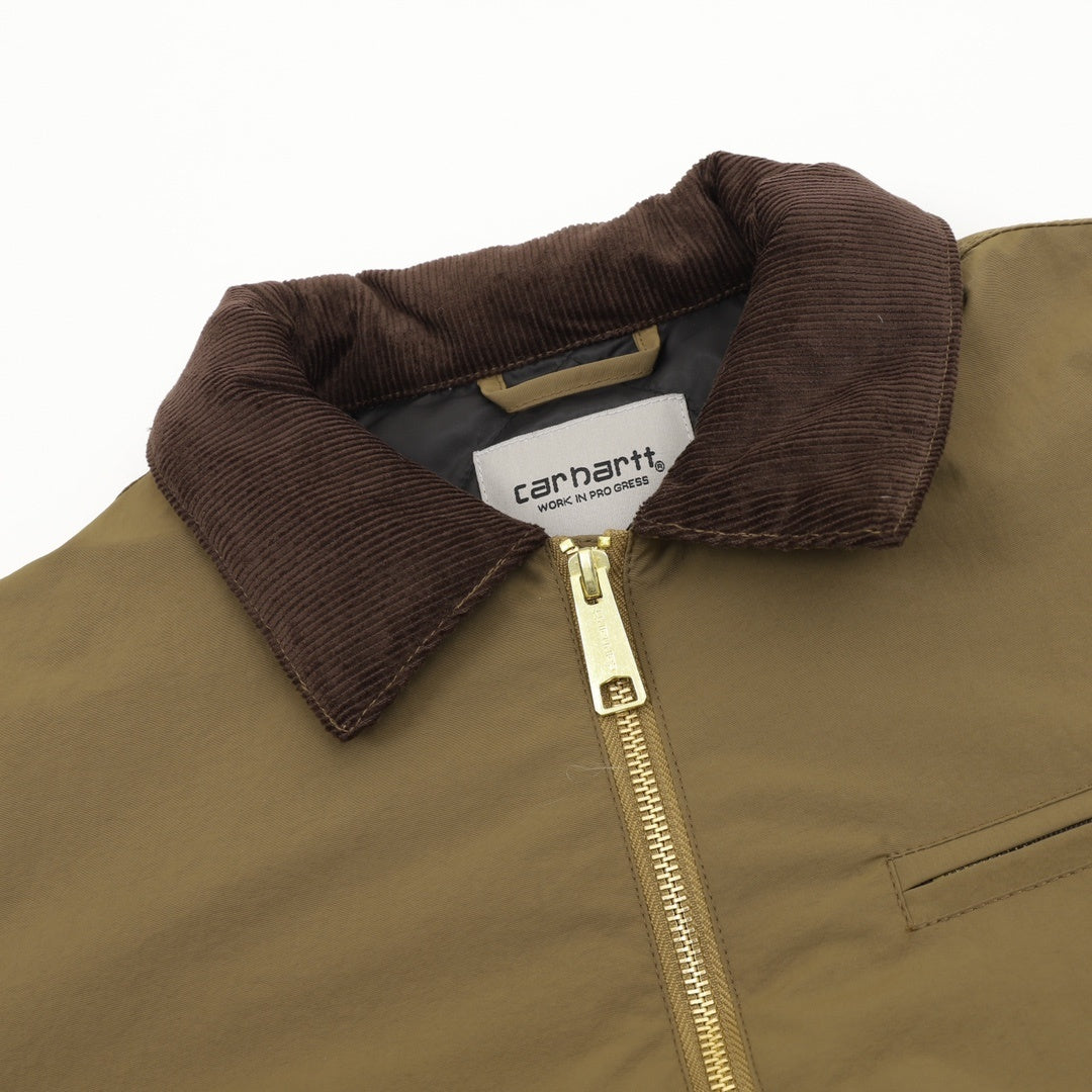 Corduroy Collar Olive Brown
