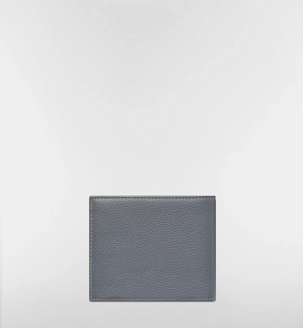 Dior CD Icon Bifold Wallet in Grained Calfskin