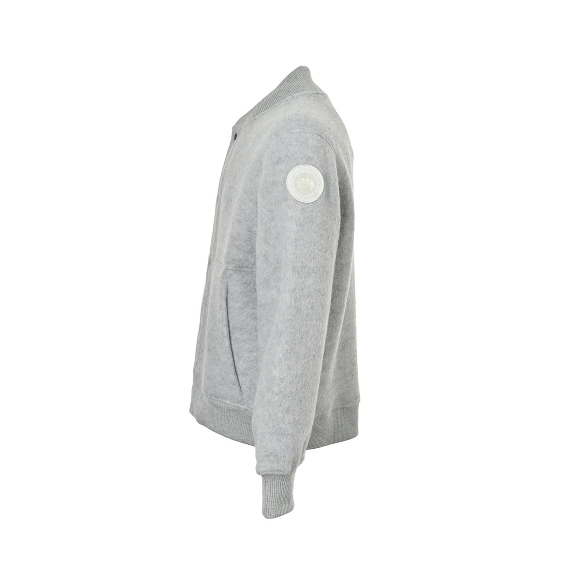Textured Fleece Varsity Light Grey