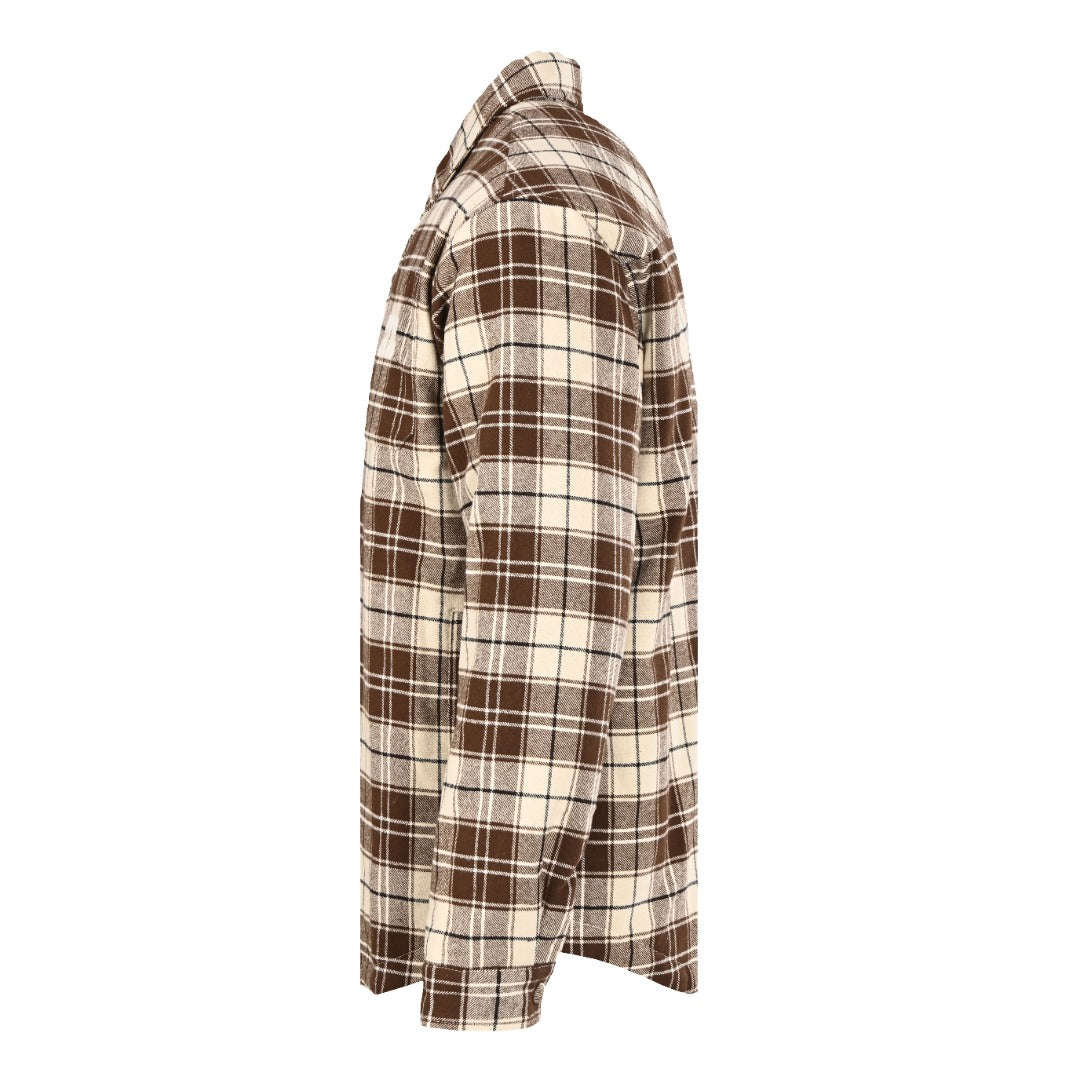 Logo Checked Wool Calce & Cacao