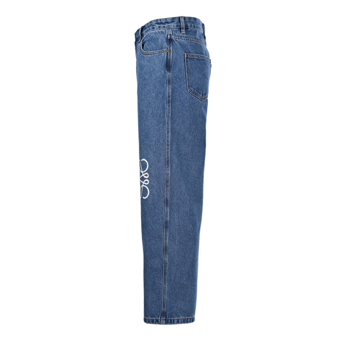Anagram Baggy Mid-Blue Denim