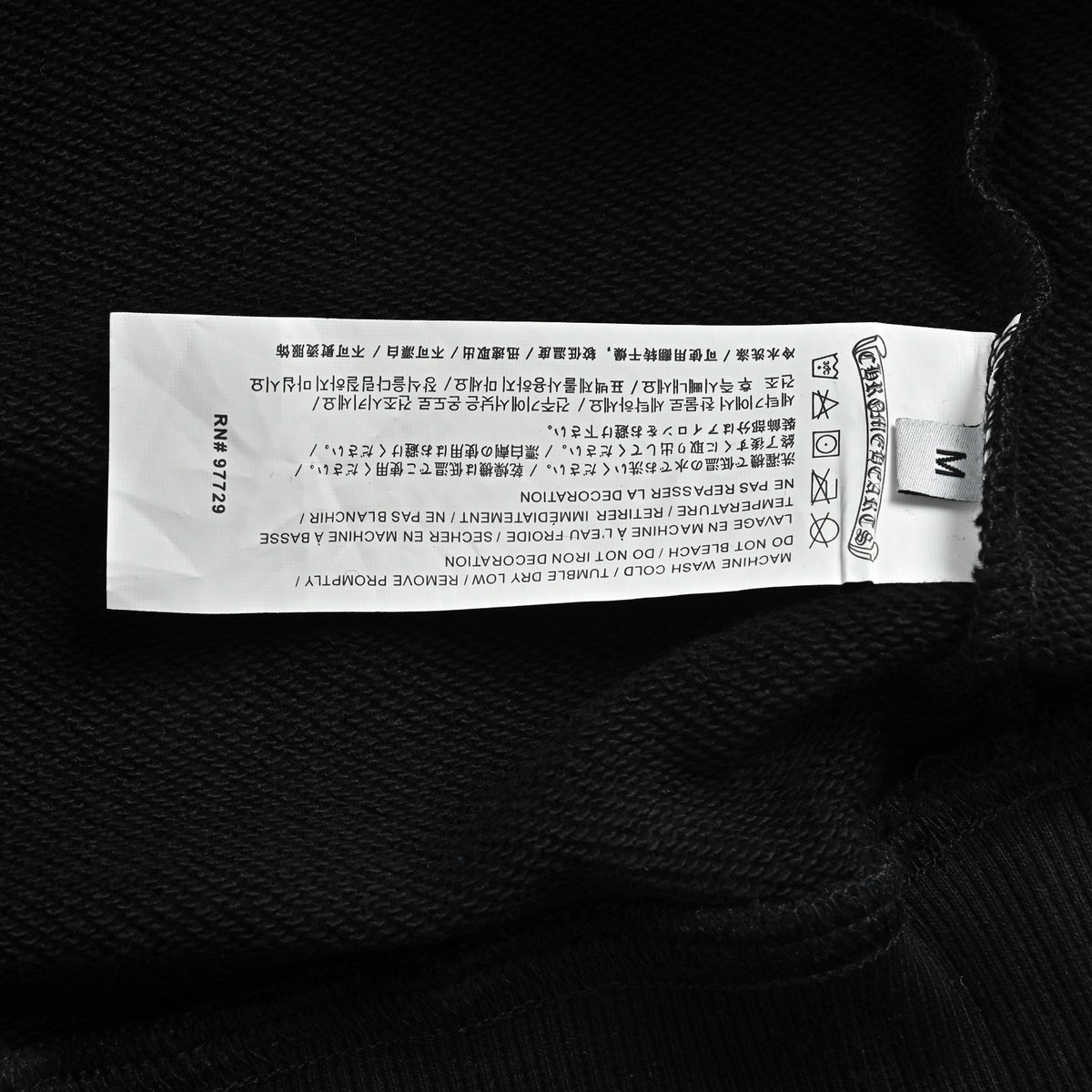 Neck Logo Crewneck Sweatshirt Black