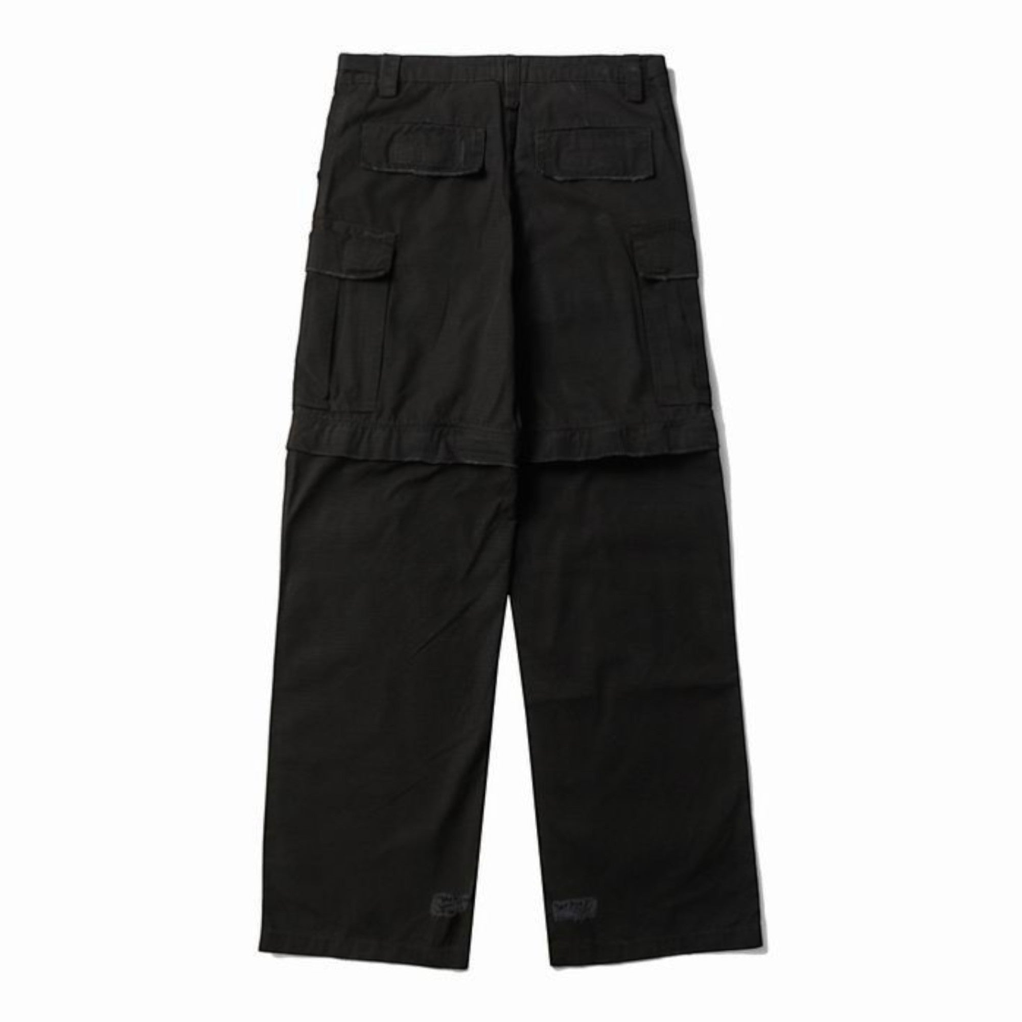 Large Cargo Pants Black