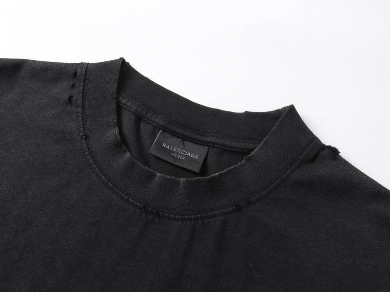 3B Liquified Oversized T-Shirt Stained Black
