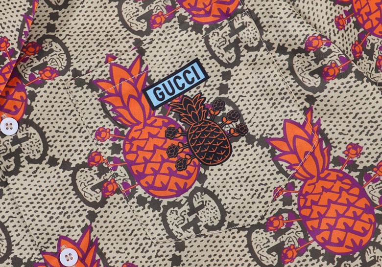 GG Pineapple Silk Print
