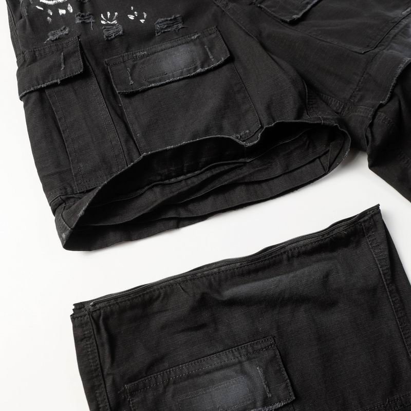 Large Cargo Pants Black