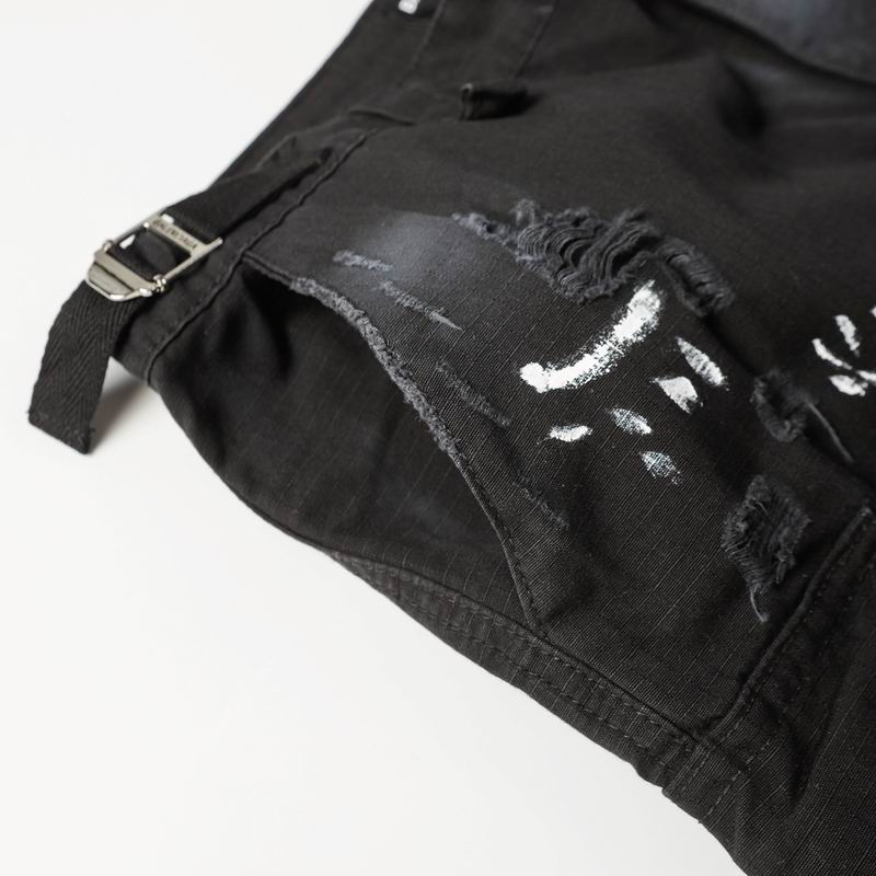 Large Cargo Pants Black