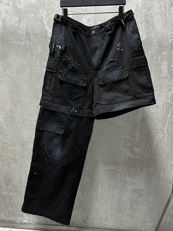 Large Cargo Pants Black