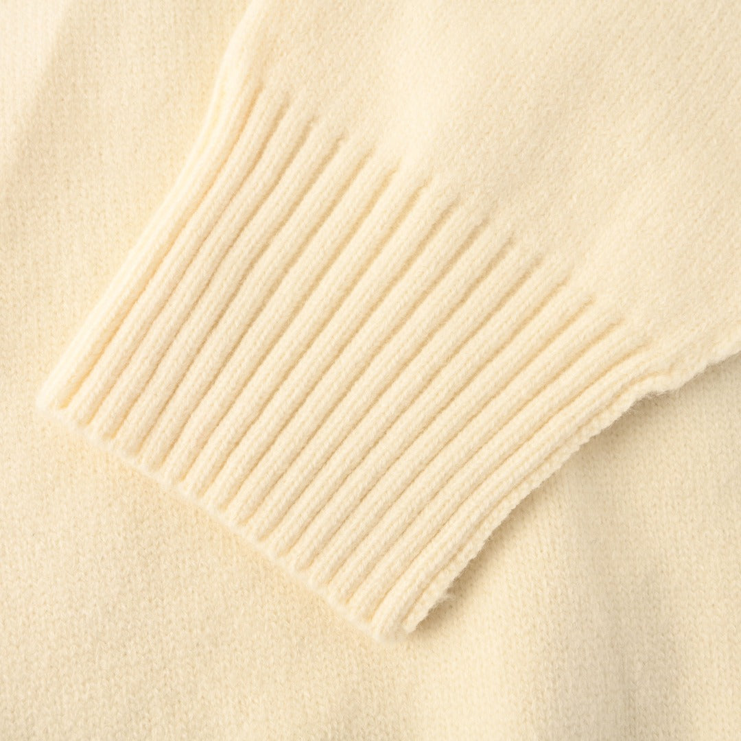Ami de Coeur Intarsia Off-White