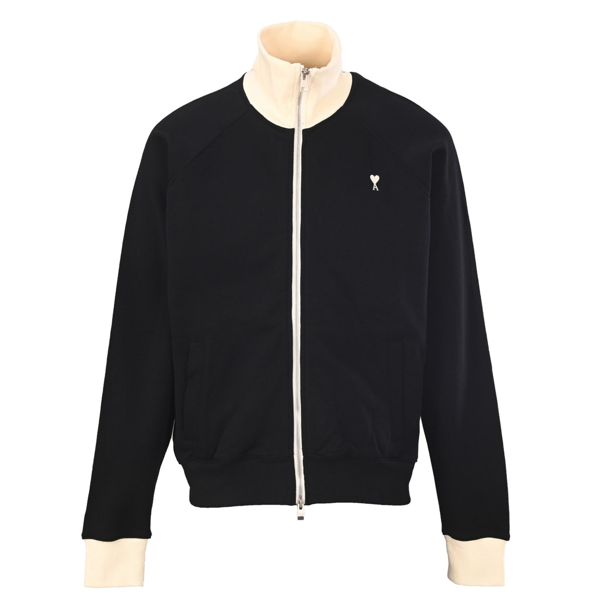 Ami de Coeur Zipped Black & Ivory