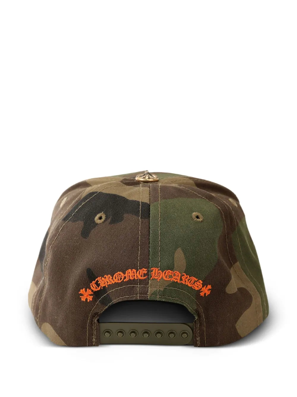 Chrome Hearts Camouflage Logo-Embroidered Cap