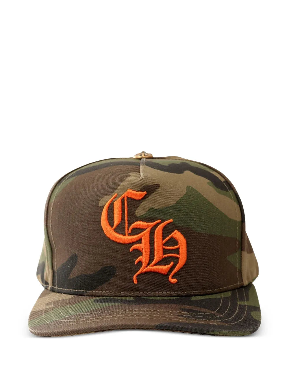 Chrome Hearts Camouflage Logo-Embroidered Cap
