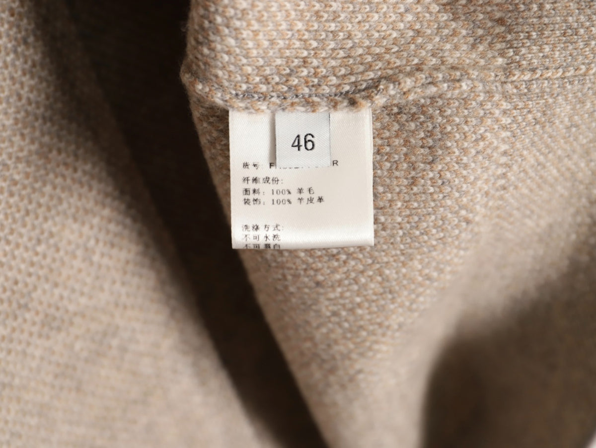Varallo Full-Zip Hoodie Oatmeal Beige