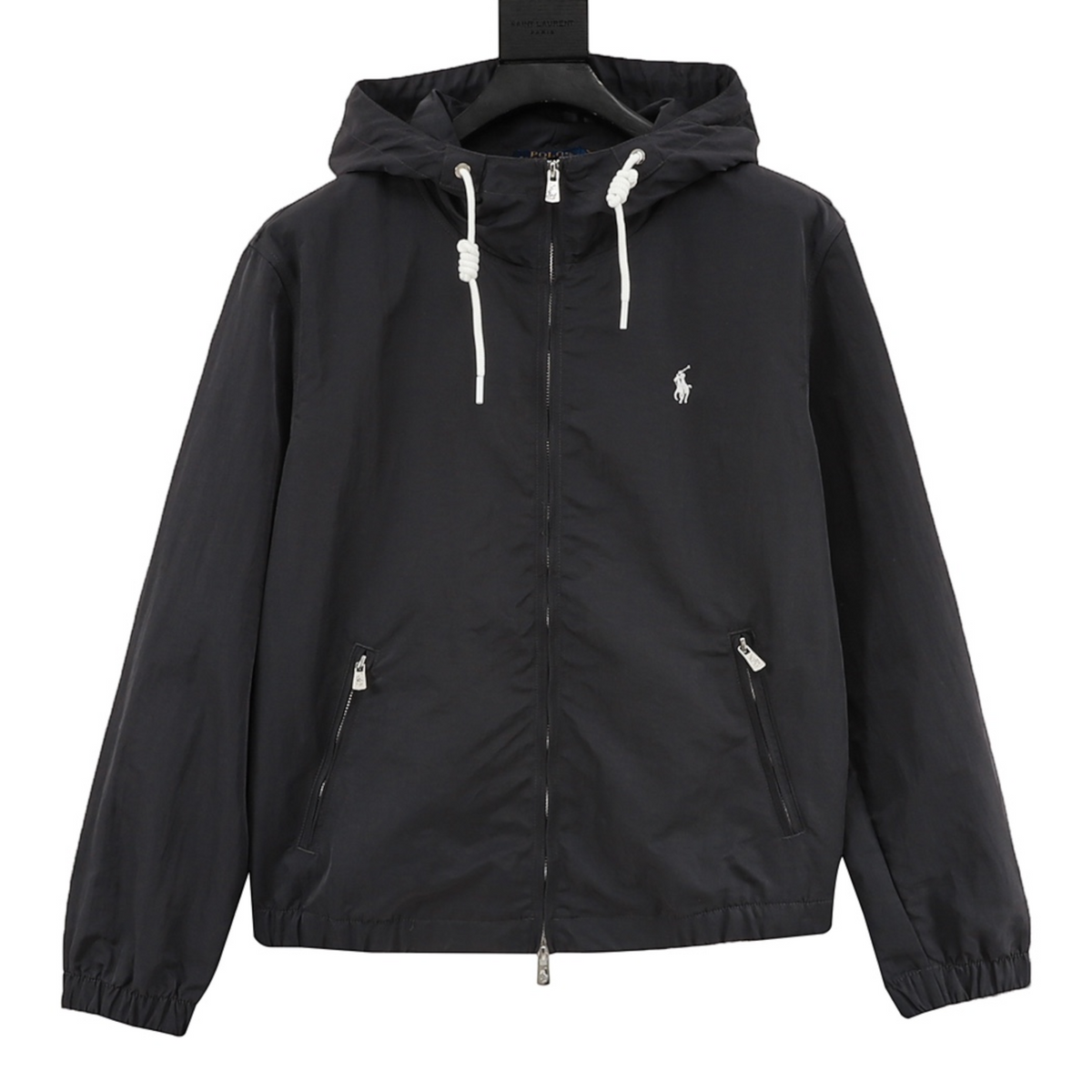 Lightweight Hooded Windbreaker Black