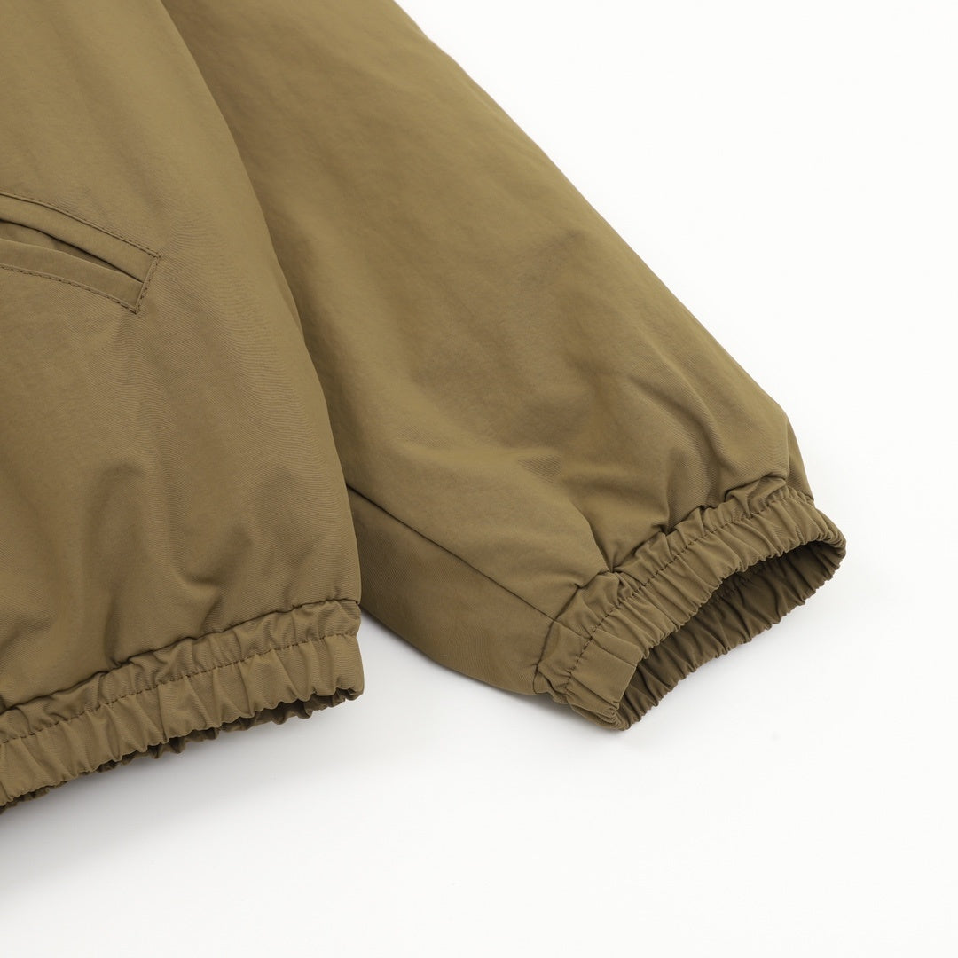 Corduroy Collar Olive Brown